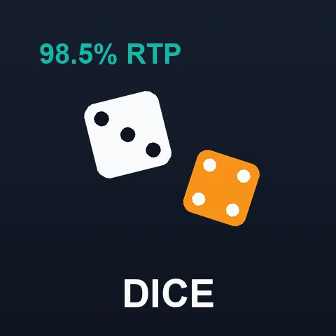 Dice — jeu crypto provably fair
