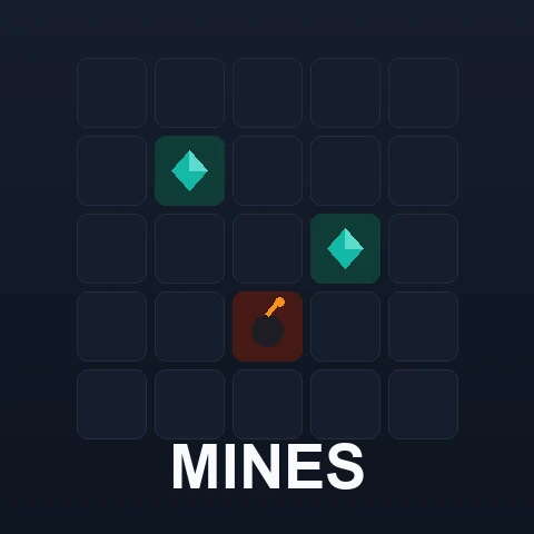 Mines — jeu crypto provably fair